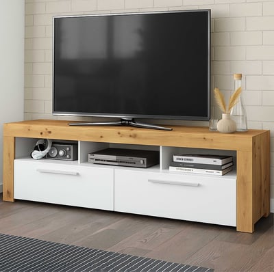 Meuble TV Vidi 180 cm - chêne vielli