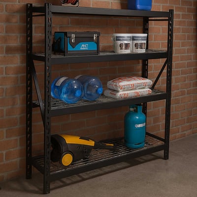 Etagère industrielle 500 kg - noir