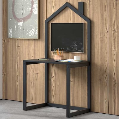 Bureau enfant Dallas - 81x50x151 cm - Noir 