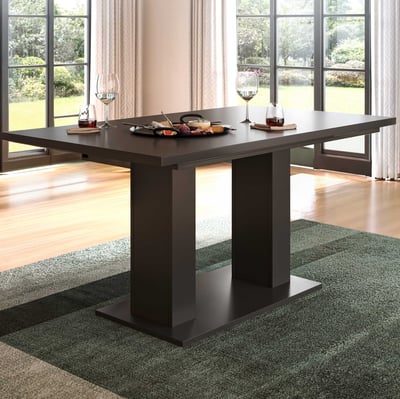 Table à manger extensible Motion Emob - 150-190x76x90 cm - Grise