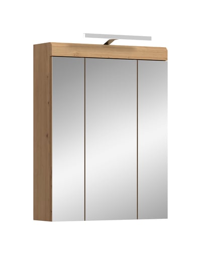 Armoire de toilette Scout Xonox - 60x79x18 cm - Saliegroen & Artisan Eik