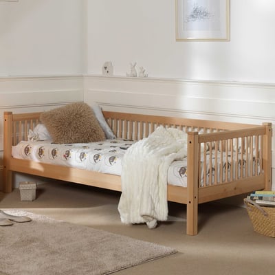 Lit banquette Forrest 90x200cm - bois de hêtre massif 