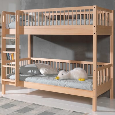 Lit superposé Forrest 90x200cm - bois de hêtre massif 