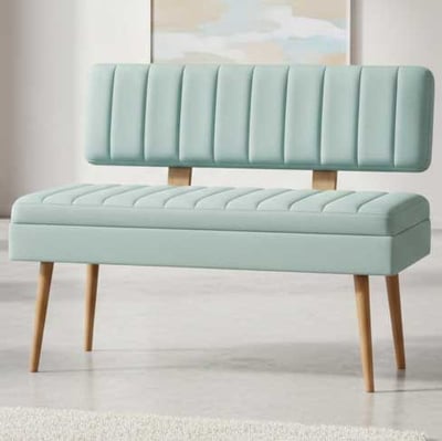 Vina Banque | 100 % MÉLAMINE | Pin Atlantique, vert pistache