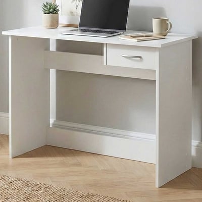 Bureau d'enfants Alpi avec tiroir - blanc