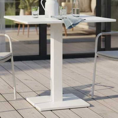 Table de jardin pliable Fremantle - blanc