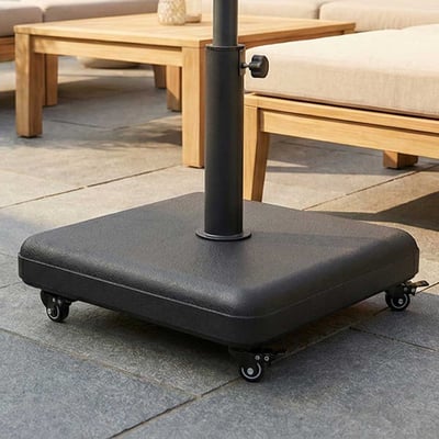 Pied de parasol - 60x60x12cm - ciment