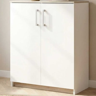 Meuble de rangement Watson - 73x41x95cm - 2 portes - blanc