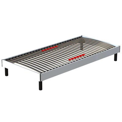 Cadre de lit Senne 28 lattes 90x200 - blanc