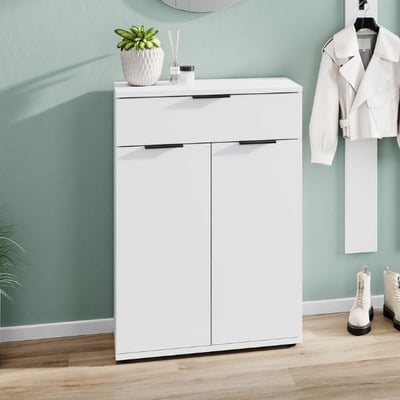 Meuble à chaussures Willian | 75 x 37 x 108 cm | Blanc Meuble à chaussures Willian | 75 x 37 x 108 cm | Blanc