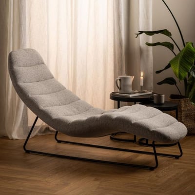 Chaise longue Chaplin | 63 x 156 x 86 cm | Beige