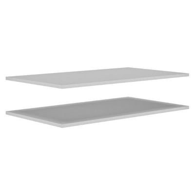 Etagères pour armoire Enzo | 97 x 55 x 1,8 cm | Gris