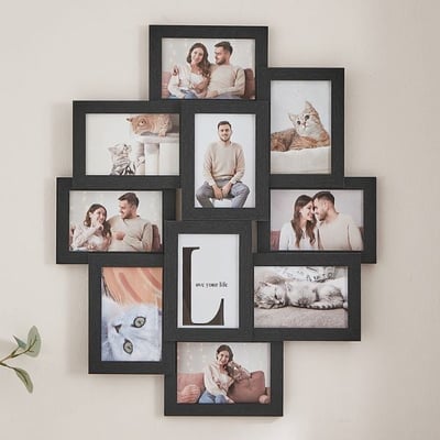 Ensemble cadre photo Eustice | 60 x 3,6 x 49,3 cm | Noir Ensemble cadre photo Eustice | 60 x 3,6 x 49,3 cm | Noir