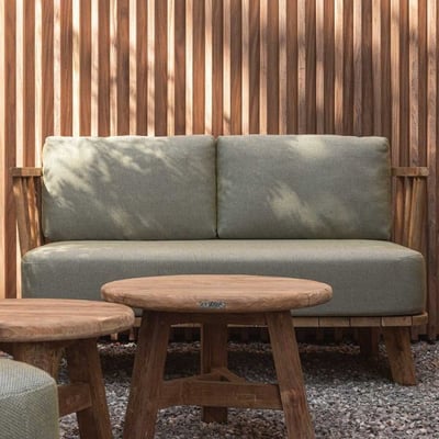 Jardin deux places Casablanca | Hors coussins d'assise | 150 x 70 x 70 cm | Bois de teck Jardin deux places Casablanca | Hors coussins d'assise | 150 x 70 x 70 cm | Bois de teck