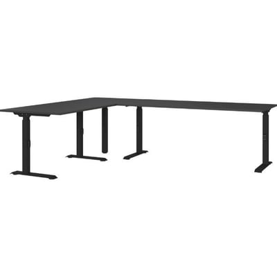 Bureau d'angle Hermoso | 260 x 200 x 71 cm | Noir Bureau d'angle Hermoso | 260 x 200 x 71 cm | Noir