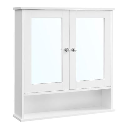 Armoire de toilette Barkley | 56,5 x 13 x 58,5 cm | Blanc Armoire de toilette Barkley | 56,5 x 13 x 58,5 cm | Blanc