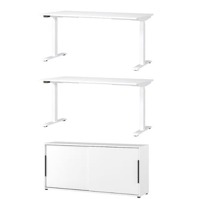 Ensemble de bureau Hermoso | Deux bureaux et un buffet Ensemble de bureau Hermoso | Deux bureaux et un buffet