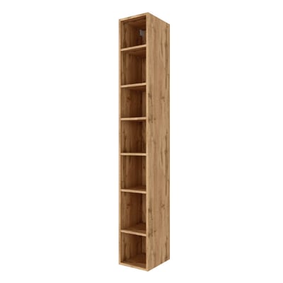 Colonne ouverte Sefa haut 25cm - chêne wotan Colonne ouverte Sefa haut 25cm - chêne wotan