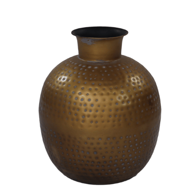 Vase Padua 30x35cm métal - or antique
