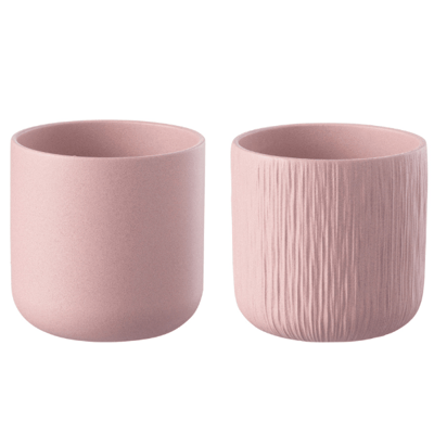 Cachepot gen ceramique rose large assortiment de 2