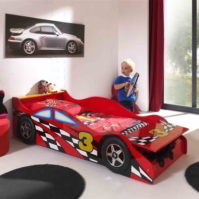 Lit junior voiture 70x140cm avec rangement Lit junior voiture 70x140cm avec rangement