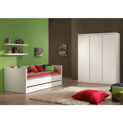 Combinaison de chambre d'enfant Lara 5-blanc