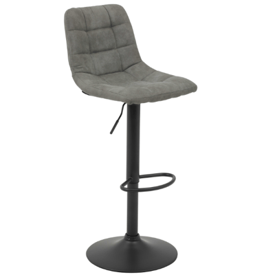 Tabouret de bar Vonny-gris vintage Tabouret de bar Vonny-gris vintage