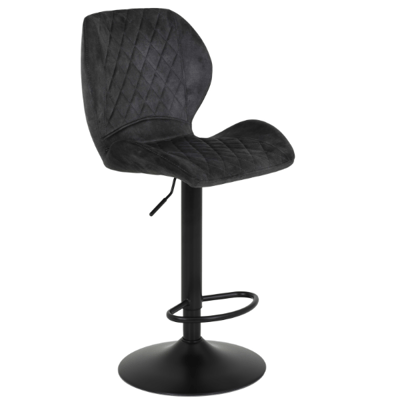 Tabouret de bar Ayla-vintage anthracite Tabouret de bar Ayla-vintage anthracite
