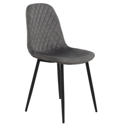 Chaise de salle à manger Miras-gris Chaise de salle à manger Miras-gris