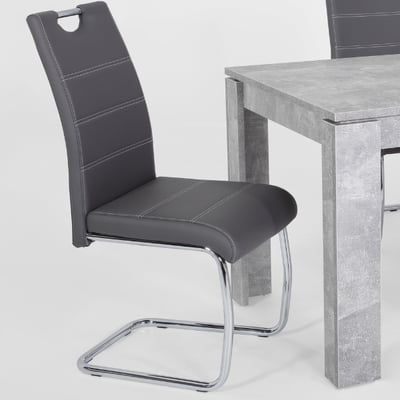 Chaise de salle à manger Flor-gris Chaise de salle à manger Flor-gris