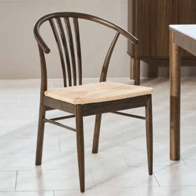 Chaise de salle à manger Lalie - tresses - bois chêne Chaise de salle à manger Lalie - tresses - bois chêne