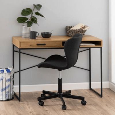 Bureau Dover 110cm - tiroir de rangement - chêne sauvage Bureau Dover 110cm - tiroir de rangement - chêne sauvage