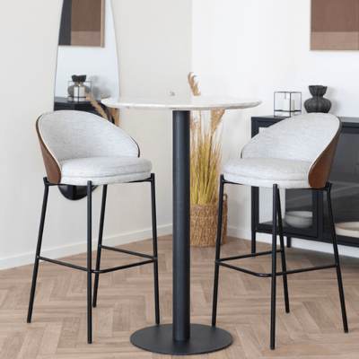 Table de bar en marbre blanc - Design moderne Table de bar en marbre blanc - Design moderne