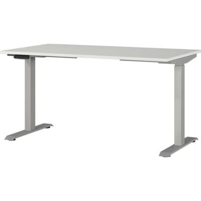 Bureau Cornel réglable électriquement - 140x80x72cm - gris clair Bureau Cornel réglable électriquement - 140x80x72cm - gris clair