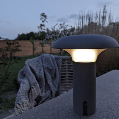 Lampe LED Ramsey - Gris Rechargeable