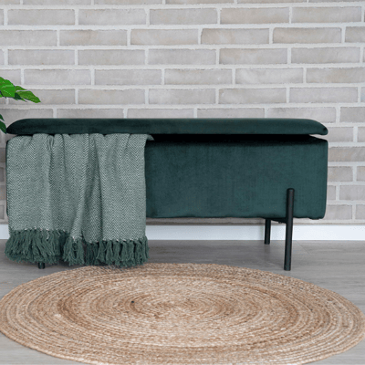 Tapis de jute tressé Bombay - Naturel ø90 cm Tapis de jute tressé Bombay - Naturel ø90 cm