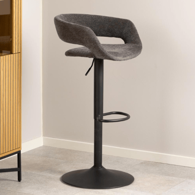 Tabouret de bar réglable Dusty - pivotant - gris foncé Tabouret de bar réglable Dusty - pivotant - gris foncé