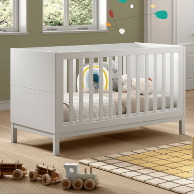 Lit junior Eva - 70x140cm - réglable - blanc