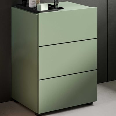 Meuble sous lavabo Vira Xonox - Melamine vert fumé - 38x56x34 cm