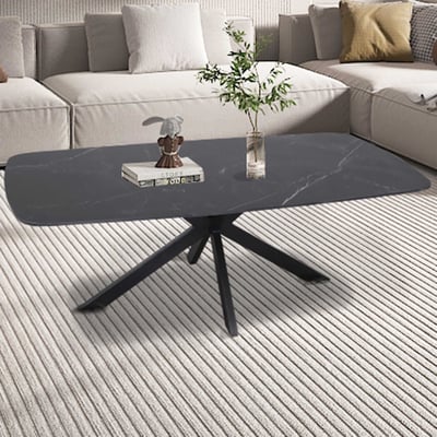 Table basse Helios | 130 x 70 x 45 cm | Noir