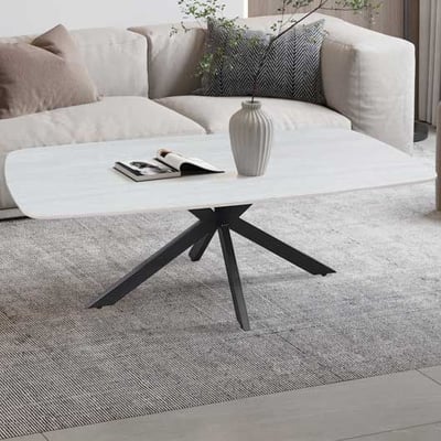 Table basse Baroque | 130 x 70 x 45 cm | Gris