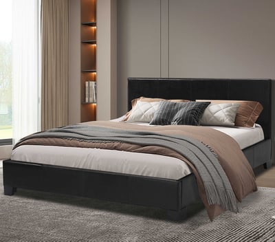 Lit double Miro 160x200 - noir Lit double Miro 160x200 - noir