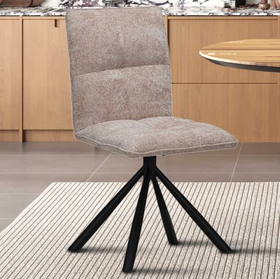 Chaise pivotante Jackson | 45 x 59 x 91 cm | Couleur sable Chaise pivotante Jackson | 45 x 59 x 91 cm | Couleur sable