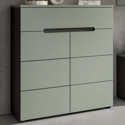 Schoenenkast Canu Xonox - Smoke Green - 94x80x37 cm