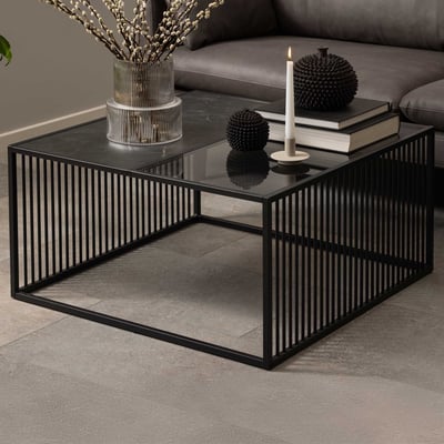 Table basse Strington 80x80 cm - noir