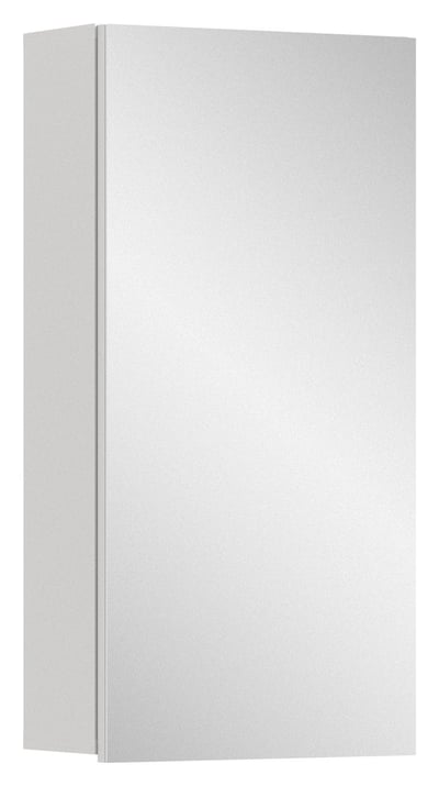 Armoire miroir Vira Xonox - Blanc mat et brillant - 38x77x18 cm