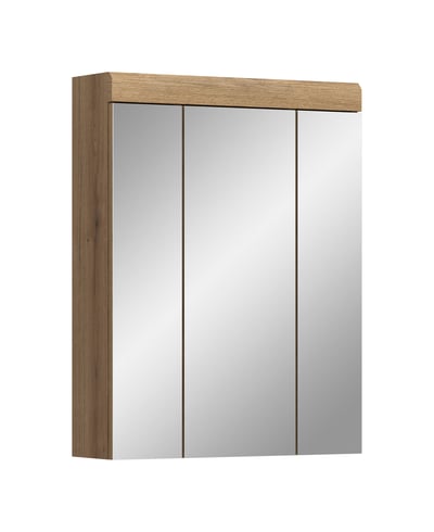Armoire miroir Scout Xonox - Evoak chêne - 60x79x18 cm - Naturel