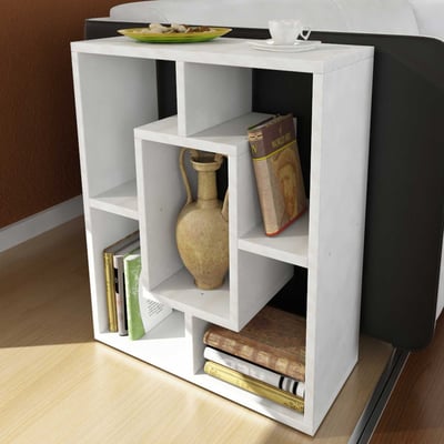 Etagère d'appoint Ovis - 51x22x64cm - blanc