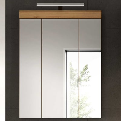Armoire de toilette Scout Xonox - 60x79x18 cm - Saliegroen & Artisan Eik