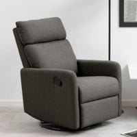 Fauteuil relax Mirac - 67x94x99cm - réglable manuellement - gris
